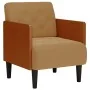 Sillón con reposabrazos de terciopelo marrón 55 cm by , Armchairs - Ref: Foro24-4100598, Price: 145,31 €, Discount: %