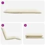 Tumbona plegable color crema 175x54x8,5 cm Tejido Oxford de , Tumbonas - Ref: Foro24-4019748, Precio: 83,76 €, Descuento: %