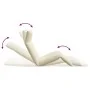 Tumbona plegable color crema 175x54x8,5 cm Tejido Oxford de , Tumbonas - Ref: Foro24-4019748, Precio: 83,76 €, Descuento: %