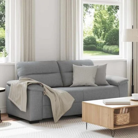 Sofá de 2 plazas de tela gris claro 140 cm de , Sofás - Ref: Foro24-4105307, Precio: 227,60 €, Descuento: %