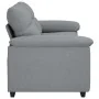 Sofá de 2 plazas de tela gris claro 140 cm de , Sofás - Ref: Foro24-4105307, Precio: 227,60 €, Descuento: %