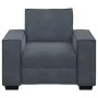 Sillón de terciopelo gris oscuro 60 cm de , Sofás - Ref: Foro24-4105001, Precio: 159,04 €, Descuento: %
