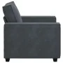 Sillón de terciopelo gris oscuro 60 cm de , Sofás - Ref: Foro24-4105001, Precio: 159,04 €, Descuento: %