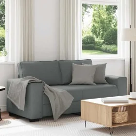 Sofá de 2 plazas de tela gris oscuro 140 cm de , Sofás - Ref: Foro24-4105167, Precio: 218,78 €, Descuento: %