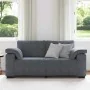 Sofá Loveseat gris oscuro 140 cm terciopelo de , Sofás - Ref: Foro24-4105268, Precio: 269,89 €, Descuento: %