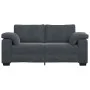 Sofá Loveseat gris oscuro 140 cm terciopelo de , Sofás - Ref: Foro24-4105268, Precio: 269,89 €, Descuento: %