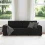Sofá 3 plazas Tela Negro 180 cm de , Sofás - Ref: Foro24-4105178, Precio: 260,23 €, Descuento: %