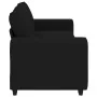 Sofá 3 plazas Tela Negro 180 cm de , Sofás - Ref: Foro24-4105178, Precio: 260,23 €, Descuento: %