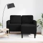 Sofá de 2 plazas con chaise longue en forma de L negro 125 cm de , Sofás - Ref: Foro24-4107073, Precio: 252,70 €, Descuento: %