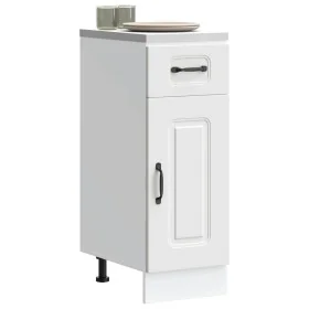 Mueble bajo de cocina Kalmar madera de ingeniería blanca by , Kitchen cabinets - Ref: Foro24-853457, Price: 67,43 €, Discount: %