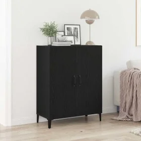Aparador de madera de roble negro 69,5x34x90 cm by , Sideboards - Ref: Foro24-862093, Price: 86,66 €, Discount: %