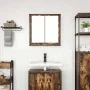 Mueble de baño de pared con espejo roble ahumado 60x21x60 cm de , Tocadores de baño - Ref: Foro24-861899, Precio: 65,64 €, De...