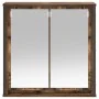 Mueble de baño de pared con espejo roble ahumado 60x21x60 cm de , Tocadores de baño - Ref: Foro24-861899, Precio: 65,64 €, De...