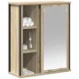 Mueble de baño de pared con espejo roble Sonoma 50x21x60 cm de , Tocadores de baño - Ref: Foro24-861903, Precio: 61,96 €, Des...