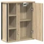 Mueble de baño de pared con espejo roble Sonoma 50x21x60 cm de , Tocadores de baño - Ref: Foro24-861903, Precio: 61,96 €, Des...