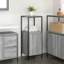 Mueble de baño con estantes gris Sonoma 36x35x95 cm de , Tocadores de baño - Ref: Foro24-861915, Precio: 51,81 €, Descuento: %