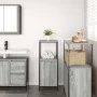 Mueble de baño con estantes gris Sonoma 36x35x95 cm de , Tocadores de baño - Ref: Foro24-861915, Precio: 51,81 €, Descuento: %