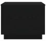 Mesa de centro con luces LED roble negro 50x50x40 cm de , Mesas de centro - Ref: Foro24-862259, Precio: 69,66 €, Descuento: %
