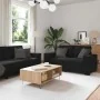 Juego de sofás con cojines 2 piezas terciopelo negro by , Sofas - Ref: Foro24-3324705, Price: 479,01 €, Discount: %