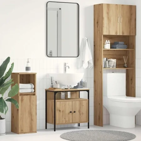 Mueble de baño para lavabo Artisan Oak 60x30x60 cm de , Tocadores de baño - Ref: Foro24-862233, Precio: 49,30 €, Descuento: %