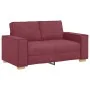 Juego de sofás con cojines 2 piezas tela rojo tinto by , Sofas - Ref: Foro24-3324694, Price: 467,07 €, Discount: %
