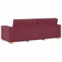 Juego de sofás con cojines 2 piezas tela rojo tinto by , Sofas - Ref: Foro24-3324694, Price: 467,07 €, Discount: %