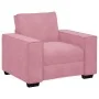 Juego de sofás con cojines 3 piezas terciopelo rosa by , Sofas - Ref: Foro24-3324621, Price: 669,26 €, Discount: %