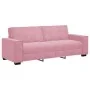 Juego de sofás con cojines 3 piezas terciopelo rosa by , Sofas - Ref: Foro24-3324621, Price: 669,26 €, Discount: %