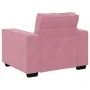 Juego de sofás con cojines 3 piezas terciopelo rosa by , Sofas - Ref: Foro24-3324621, Price: 669,26 €, Discount: %