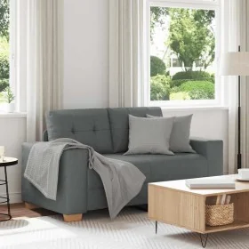 Sofá Loveseat gris oscuro 120 cm de tela de , Sofás - Ref: Foro24-4105069, Precio: 214,07 €, Descuento: %