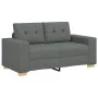 Sofá Loveseat gris oscuro 120 cm de tela de , Sofás - Ref: Foro24-4105069, Precio: 214,07 €, Descuento: %