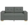 Sofá Loveseat gris oscuro 120 cm de tela de , Sofás - Ref: Foro24-4105069, Precio: 214,07 €, Descuento: %