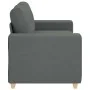 Sofá Loveseat gris oscuro 120 cm de tela de , Sofás - Ref: Foro24-4105069, Precio: 214,07 €, Descuento: %