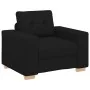 Sillón de tela negro 60 cm by , Sofas - Ref: Foro24-4105060, Price: 159,36 €, Discount: %