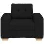 Sillón de tela negro 60 cm by , Sofas - Ref: Foro24-4105060, Price: 159,36 €, Discount: %