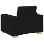 Sillón de tela negro 60 cm by , Sofas - Ref: Foro24-4105060, Price: 159,36 €, Discount: %