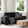 Sofá Loveseat Terciopelo Negro 140 cm de , Sofás - Ref: Foro24-4105127, Precio: 218,90 €, Descuento: %