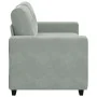 Sofá Loveseat gris claro 120 cm terciopelo de , Sofás - Ref: Foro24-4105110, Precio: 213,34 €, Descuento: %