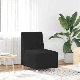Sillón de terciopelo negro 55 cm de , Sofás - Ref: Foro24-4108485, Precio: 118,71 €, Descuento: %
