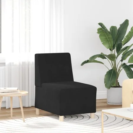 Sillón de terciopelo negro 55 cm de , Sofás - Ref: Foro24-4108485, Precio: 118,71 €, Descuento: %