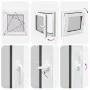 Ventana de sótano "RISOR" 60x60 cm oscilobatiente DIN izquierda by , Windows - Ref: Foro24-4108430, Price: 120,35 €, Discount: %
