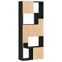 Estantería de madera de roble negro 67x24x161 cm de , Librerías y estanterías - Ref: Foro24-862485, Precio: 85,10 €, Descuent...
