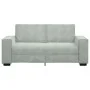 Sofá de 2 plazas de terciopelo gris claro 140 cm by , Sofas - Ref: Foro24-4105020, Price: 218,01 €, Discount: %