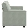 Sofá de 2 plazas de terciopelo gris claro 140 cm by , Sofas - Ref: Foro24-4105020, Price: 218,01 €, Discount: %
