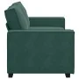 Sofá de 2 plazas de terciopelo verde oscuro 140 cm by , Sofas - Ref: Foro24-4105022, Price: 214,84 €, Discount: %