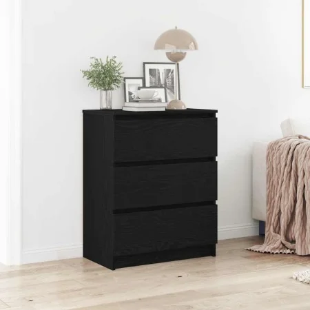 Aparador roble negro 60x35x76 cm Madera de ingeniería de , Aparadores - Ref: Foro24-862493, Precio: 95,86 €, Descuento: %
