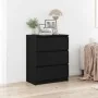 Aparador roble negro 60x35x76 cm Madera de ingeniería de , Aparadores - Ref: Foro24-862493, Precio: 95,86 €, Descuento: %