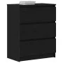 Aparador roble negro 60x35x76 cm Madera de ingeniería de , Aparadores - Ref: Foro24-862493, Precio: 95,86 €, Descuento: %