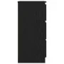 Aparador roble negro 60x35x76 cm Madera de ingeniería de , Aparadores - Ref: Foro24-862493, Precio: 95,86 €, Descuento: %