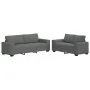 Juego de sofás con cojines 2 piezas tela gris oscuro de , Sofás - Ref: Foro24-3324732, Precio: 466,16 €, Descuento: %